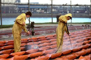 oilboom cleaning